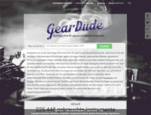 Tablet Screenshot of geardude.net